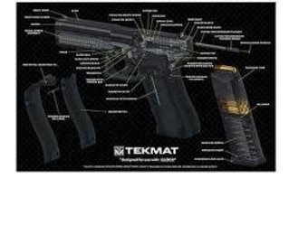 TekMat Glock Gen 4 Cut Away Gun Cleaning Mat Neoprene