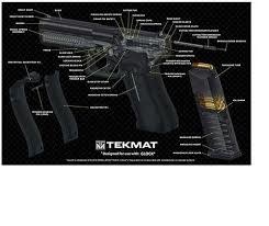 TekMat Glock Gen 4 Cut Away Gun Cleaning Mat Neoprene
