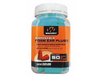 Walkers GWPFP-50PKTL Foam Ear Plugs 33 dB Teal 50 Pair
