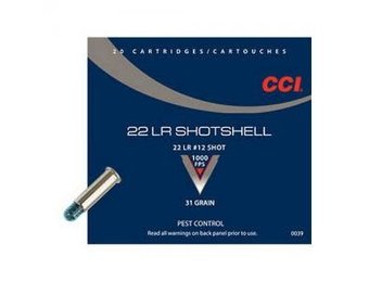 CCI Shotshell .22LR 31GR #12 Shot 20Rds ...