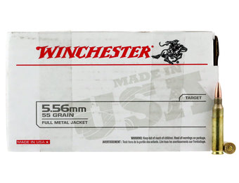 Winchester 55gr. FMJ 150 Round Value Pack Brass 5.56 USA556L1