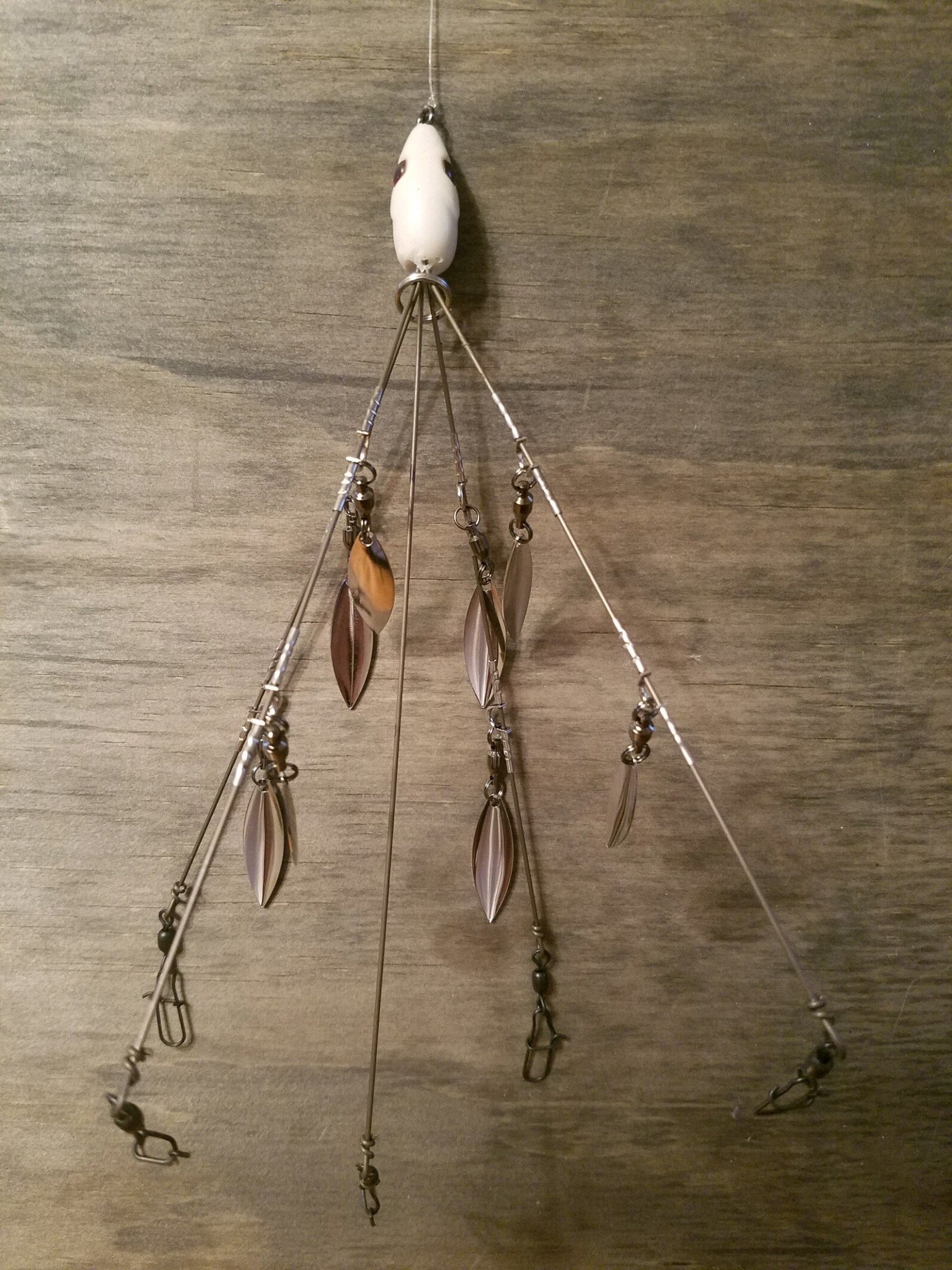 Driftwood Custom Baits 5 wire 4 #3 Blades