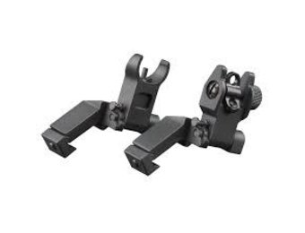 AIM Sports AR Low Profile 45 Degree Flip Up Sight Set .