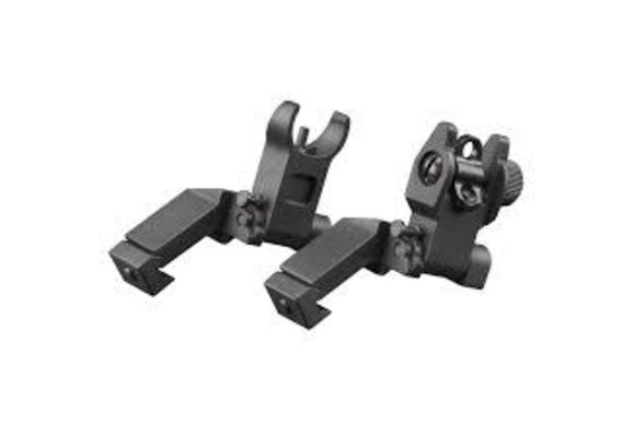 AIM Sports AR Low Profile 45 Degree Flip Up Sight Set .