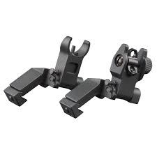 AIM Sports AR Low Profile 45 Degree Flip Up Sight Set .