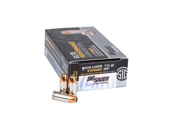 Sig Sauer 9mm Luger 115GR 20 Rounds (E9MMA1-20)