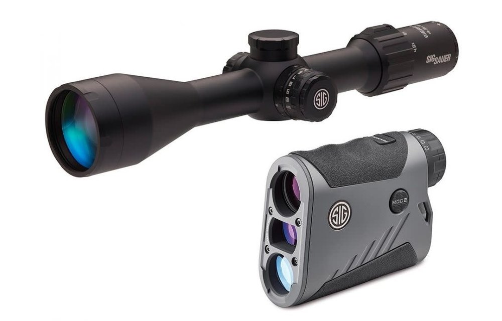 Sig Buckmaster 3-12x44mm scope & Kilo 1500 Rangefinder combo