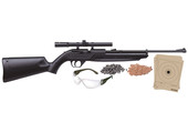 Crosman 760BKT 760 Pumpmaster Rifle Kit Pump 177 Pellet,177 BB Black Black Synthetic Stock 4x15 mm