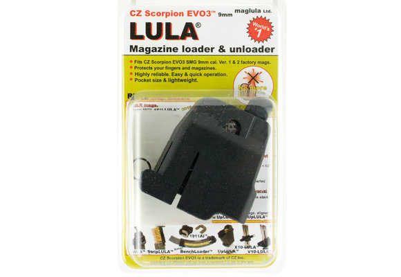 Maglula LU17B Loader and Unloader CZ Scorpion Evo 3 S1 9mm Luger Black