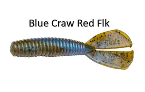 Strike King Rage Twin Tail Baby Menace Grub 9pk