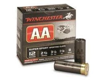 Winchester AA Super Sport 12 ga 2 3/4" 1-1/8 oz #8 1300 fps ...