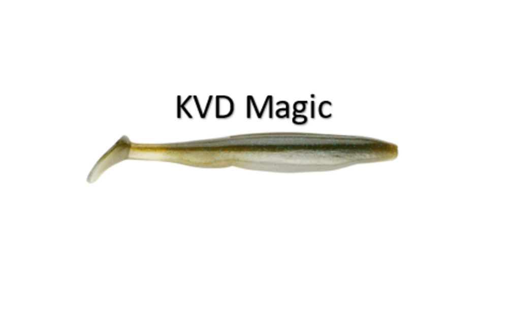 KVD Perfect Plastic Swim'n Caffeine Shad 4"