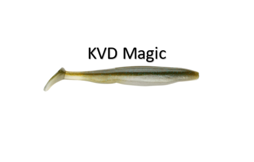 KVD Perfect Plastic Swim'n Caffeine Shad 4"