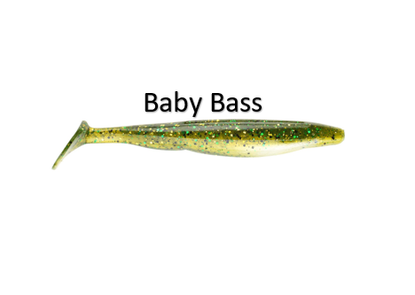 KVD Perfect Plastic Swim'n Caffeine Shad 4"