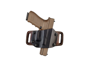 TX 1836 Mini Partner-Kydex/Leather for Most Glocks 9mm/40 mm Blk RH