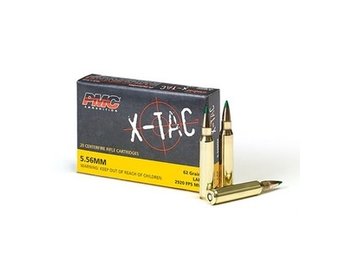 PMC X-Tac 5.56mm NATO 62gr LAP Green Tip Ammunition 20Rd Box