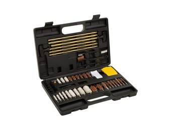 Krome Stronghold Universal Gun Cleaning Kit, Rifles, Shotguns, & Handguns, 60-Pieces, Black