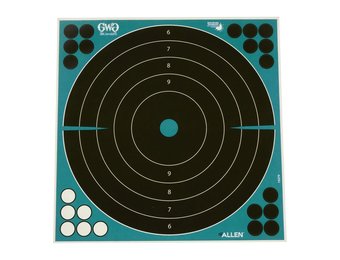 Girls With Guns Splash Adhesive Bullseye Target