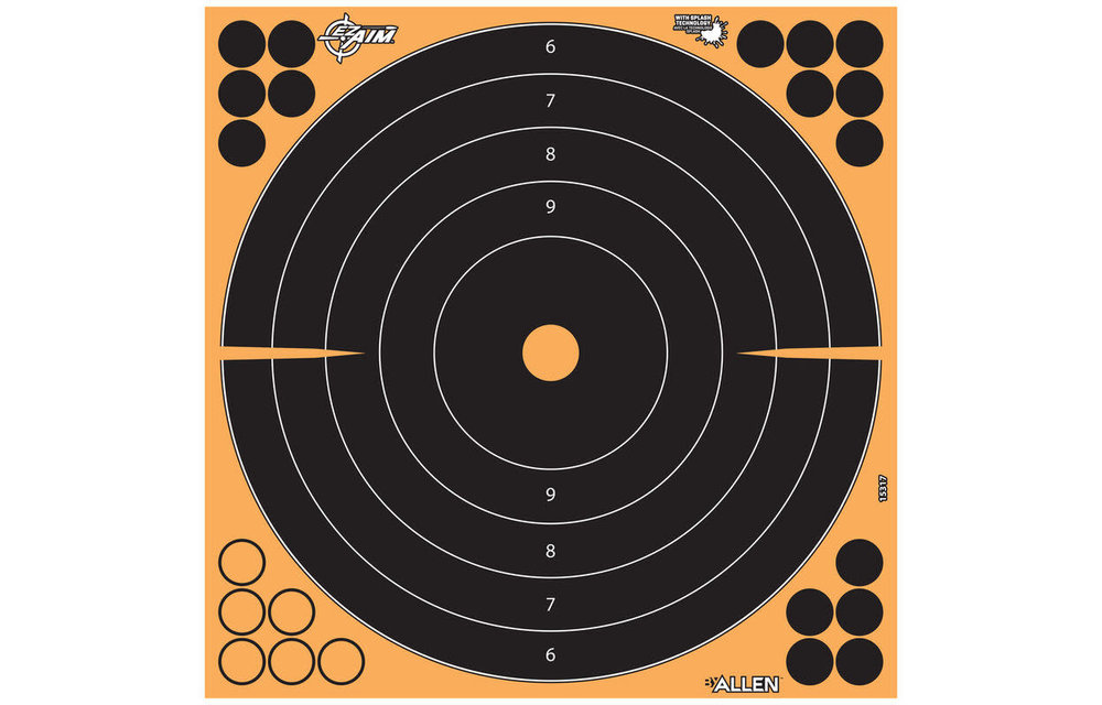 Allen EZ Aim Adhesive Bullseye 12" Targets 5 Sheets