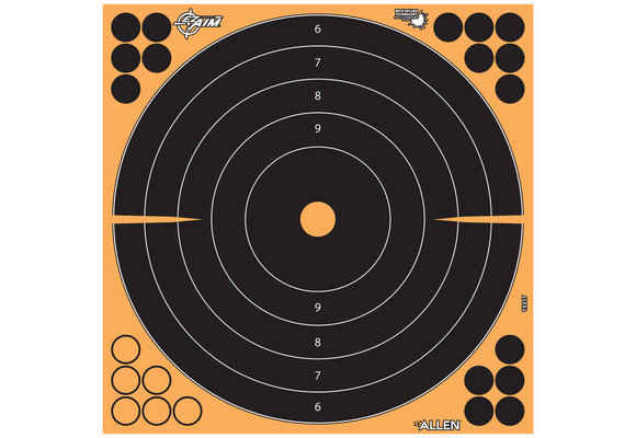 Allen EZ Aim Adhesive Bullseye 12" Targets 5 Sheets