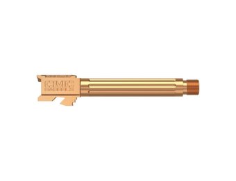 CMC Glock 17 Fluted Barrel Threaded DLC Bronze HxBN