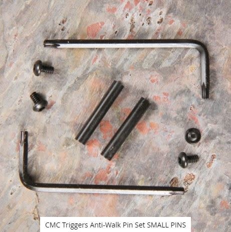 CMC AR15/AR10 Anti-Walk Pin Set - Small Dia Pin