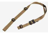 Magpul MAG513-COY MS1 Sling 1.25" W x 48"- 60" L Adjustable Two-Point Coyote Nylon Webbing for Rifle