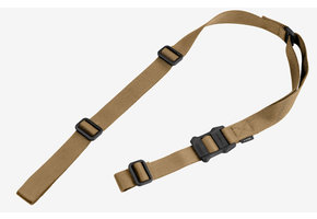 Magpul MAG513-COY MS1 Sling 1.25" W x 48"- 60" L Adjustable Two-Point Coyote Nylon Webbing for Rifle