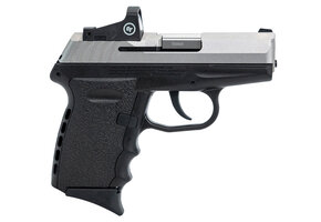 SCCY Industries CPX2TTRDDE CPX-2 RD 9mm Luger 3.10" 10+1 Stainless Steel Slide Black Polymer Grip NMS CTS-1500 Red Dot