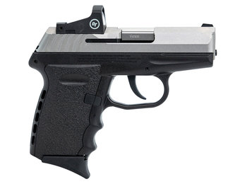 SCCY Industries CPX2TTRDDE CPX-2 RD 9mm Luger 3.10" 10+1 Stainless Steel Slide Black Polymer Grip NMS CTS-1500 Red Dot