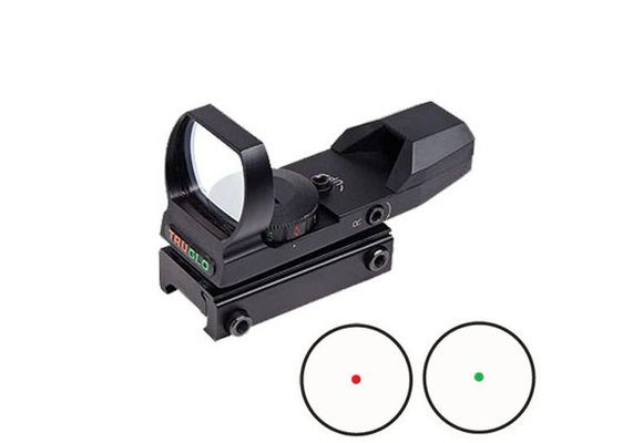 TRUGLO 24x34mm Dual Color Open Red Dot Sight Red ...