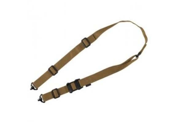 Magpul MAG939-COY MS1 QDM Sling 1.25" W Adjustable Two-Point Coyote Nylon Webbing for Rifle