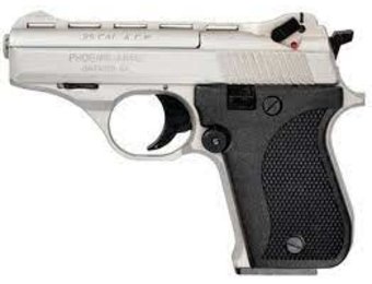 Phoenix HP22A Semi Auto Pistol Compact .22 LR 3" Barrel 10 Round Adjustable Sights Alloy Nickel 22ANB