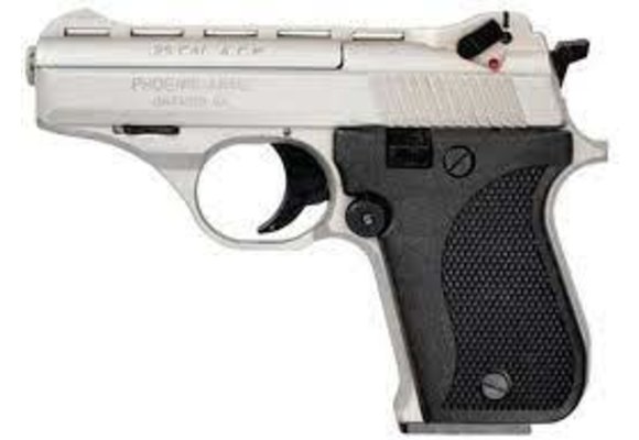 Phoenix HP22A Semi Auto Pistol Compact .22 LR 3" Barrel 10 Round Adjustable Sights Alloy Nickel 22ANB