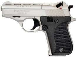Phoenix HP22A Semi Auto Pistol Compact .22 LR 3" Barrel 10 Round Adjustable Sights Alloy Nickel 22ANB