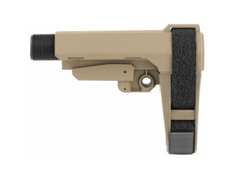 SB Tactical SBA3 AR Pistol Stabilizing Brace Flat Dark Earth
