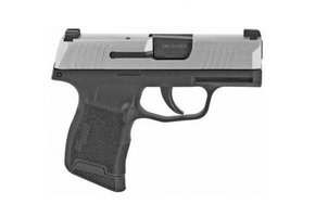 SIG Sauer P365 9mm Luger Semi Auto Pistol 3.1" Barrel 10 Rounds Night Sites Polymer Grip Frame Stainless/Black Finish