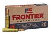 Hornady Frontier FR140 223 55 GR HPM 20 Rounds