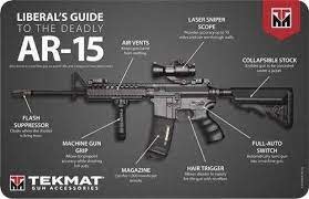 TekMat TEKMAT ARMORERS BENCH MAT 11"X17" AR-15 LIBERAL'S GUIDE R17AR15MEDIA