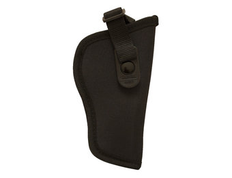 Birchwood Casey Double Action Revolver With 2" to 3" Barrel Nylon OWB Holster Size 00 Ambidextrous Matte Black