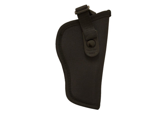 Birchwood Casey Double Action Revolver With 2" to 3" Barrel Nylon OWB Holster Size 00 Ambidextrous Matte Black