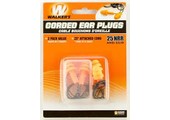 Walker's Corded Ear Plugs (NRR 25 dB) with Case Pack of 2 Pairs Orange