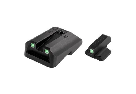 TRUGLO 1911 5" Government Novak LoMount .260/.450 Tritium Night Sights TG231N1
