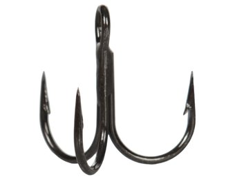 VMC Round Bend 1X Treble Hooks 7pk