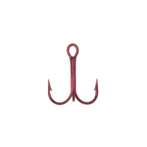 VMC Round Bend 1X Treble Hooks 7pk