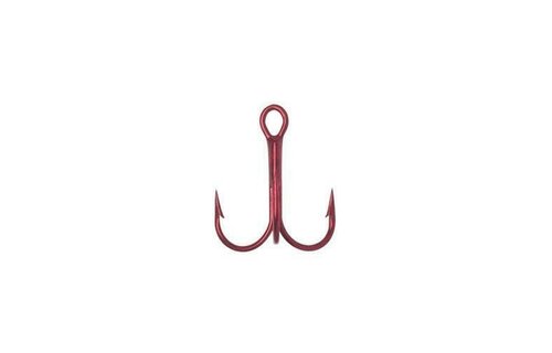VMC Round Bend 1X Treble Hooks 7pk