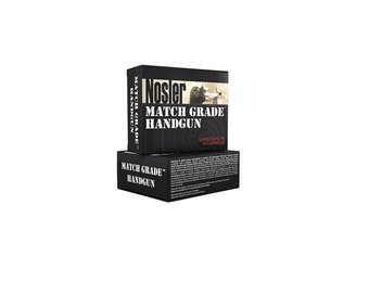 Nosler 51279 Match Grade 40 S&W 180 gr Jacketed Hollow Point (JHP) 20 Bx/ 20 Cs