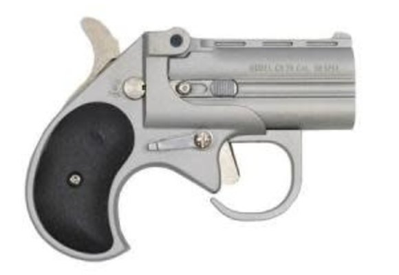 Cobra Pistol BBG38SB Derringer Big Bore 38 Special 2.75" 2rd Satin Stainless Black Wood Grip