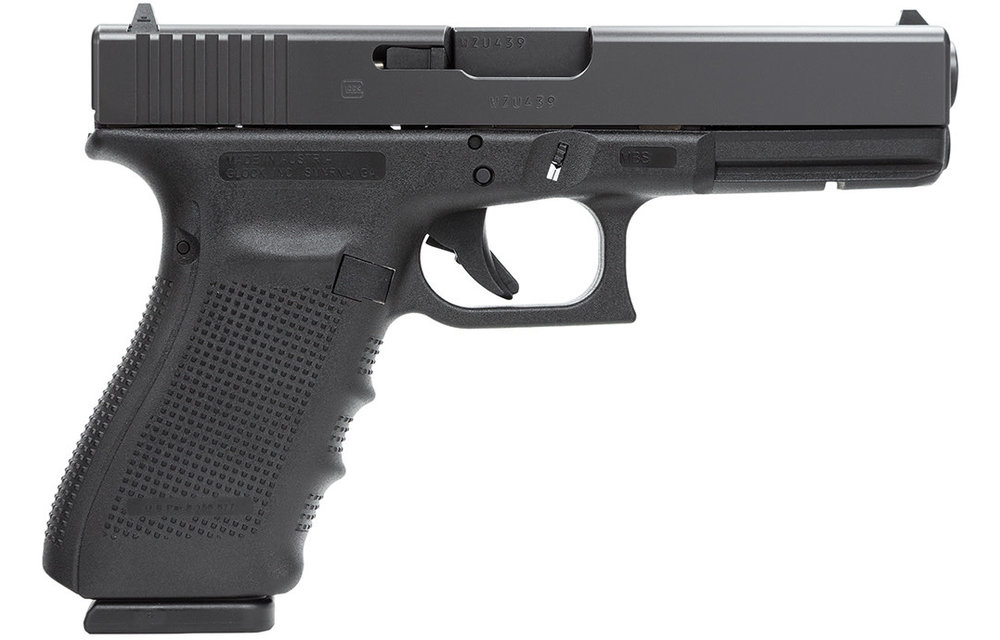 Glock PG2050203 G20 Gen4 10mm Auto 4.61" 15+1 Black Steel Slide Black Interchangeable Backstrap Grip Fixed Sights