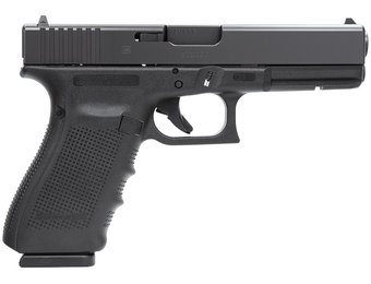 Glock PG2050203 G20 Gen4 10mm Auto 4.61" 15+1 Black Steel Slide Black Interchangeable Backstrap Grip Fixed Sights